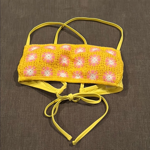 wild fable Other - Wild fable Crochet Granny Squares Bikini Top XS NWOT